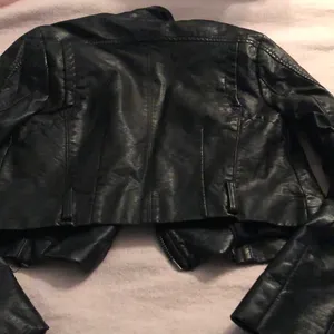 Free people leather boomer jacket thumbnail 6