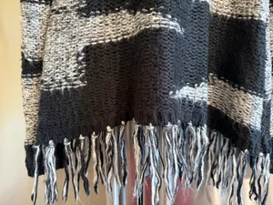 Venus tunic sweater with fringe detail thumbnail 3