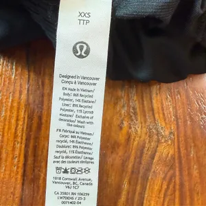 Lululemon Court Rival High-Rise Skirt Black XXS LW7DENS Tennis Skort thumbnail 3
