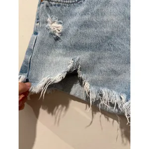 Agolde Vtg Cut Off Denim Shorts Women Size 26 Distressed Boho Festival thumbnail 5