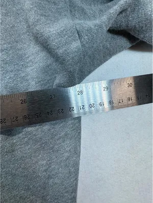 Hollister New Castle Coastal Sailing Cropped Hoodie Women’s XL Gray thumbnail 4