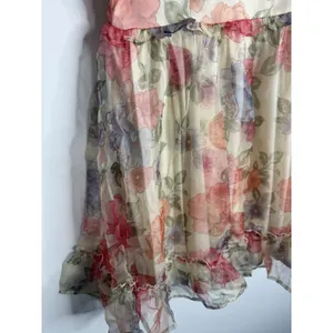 Coco & Jaimeson‎ Floral Puff Sleeve Cottagecore Babydoll Mini Dress Romantic LG thumbnail 9