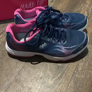 Ryka Womens Devotion Plus 2 Walking Shoe Size 9 M‎ Pink and Blue thumbnail 3