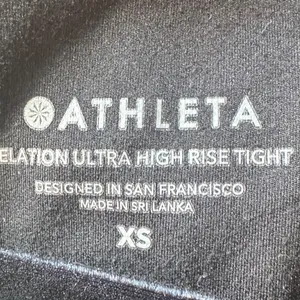 Athleta Black Velvet Elation Ultra‎ High Rise Tights Leggings Sz XS thumbnail 7