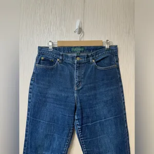 Lauren Ralph Lauren Classic Bootcut Jeans ‎ Dark Wash Womens 10 thumbnail 4