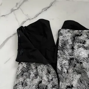 NBD Nina Strapless Silver Mini Dress Sz Medium Holiday Party thumbnail 9