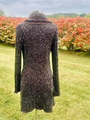Sioni vintage Y2K-era "Art to Wear" knit sweater coat thumbnail 8