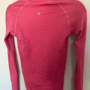 Lululemon Swiftly Tech Long Sleeve Top Rugby Stripe Tonal Heathered Boom Juice 4 thumbnail 10