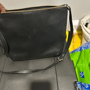 Kate Spade Black Crossbody Bag with Gold Accents thumbnail 6