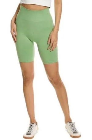 WeWoreWhat Seamless Biker Shorts Large Pilates Girl Green NWT thumbnail 1