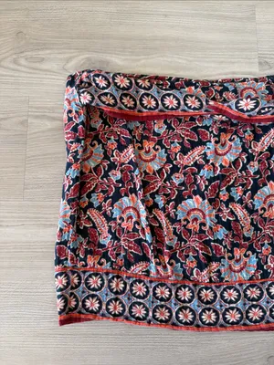 Zara Floral Print Wrap Skirt thumbnail 3