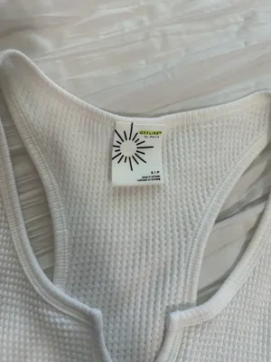 Aerie OFFLINE Waffle Knit Racerback Tank thumbnail 3