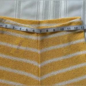 Zara Yellow Striped Wide Leg Pants thumbnail 5