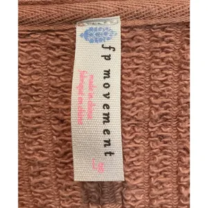 Free People Movement Dream Catcher Hoodie Oversized Rose Pink Crochet Lace Large thumbnail 4