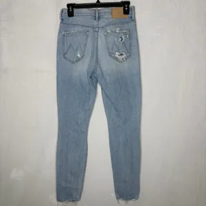 Mother X Miranda Kerr Easy Does It Ankle Skinny Jeans thumbnail 9