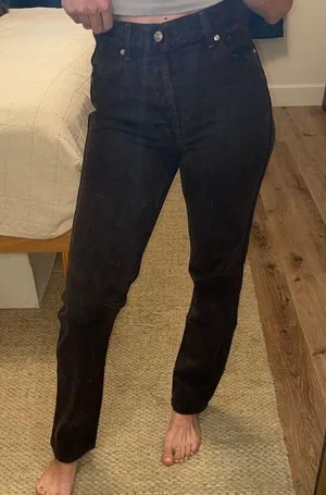 REVICE Ex-boyfriend in the mood brown denim thumbnail 1