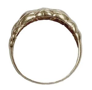 Atasay Kuyumculuk AK 14K Yellow Gold Smooth Byzantine Sz 10 Band State Ring thumbnail 11