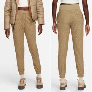 Nike Everyday Modern Terry Cloth Textured High Waisted Jogger Sweatpants Sz‎ S thumbnail 2