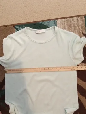 Lake Womens Terry Cloth Short Sleeve Cotton Top Lounging Luxury Womens S thumbnail 5