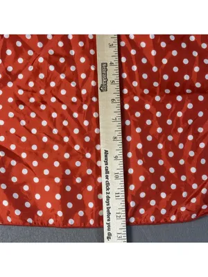 Vintage Retro Polka Dot Red and White Square Scarf thumbnail 4