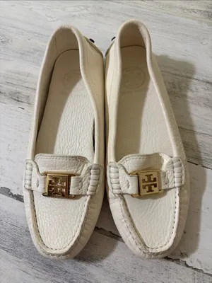 Tory Burch Kendrick Moccasin pebbled leather thumbnail 1