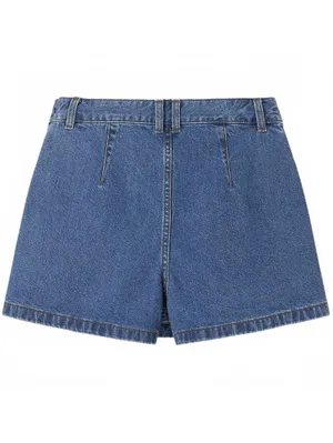 Uniqlo GU Denim Wrap Skort NWT Medium Blue Wash XS thumbnail 9