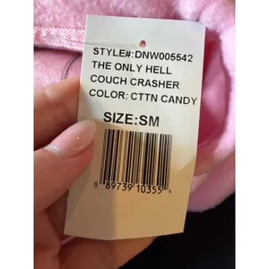 Daydream Nation Sweatshirt Women Small Pink NWT Graphic Print Lounge Athleisure thumbnail 8
