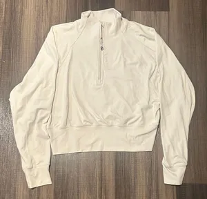 Lululemon White Opal Ready to Rulu Half-Zip Pullover thumbnail 1