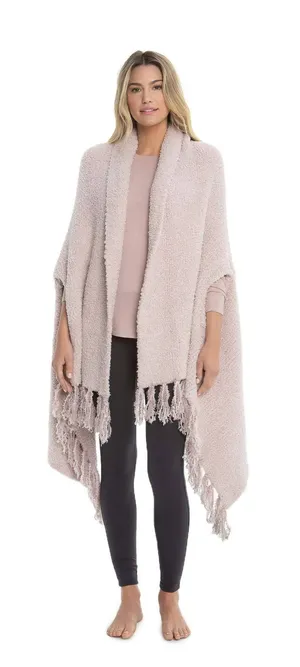 Barefoot Dreams CozyChic Luxe Laguna Fringe Wrap‎ Cardigan thumbnail 1