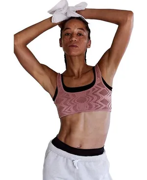 Free People Movement Women's Run The Distance Bra Petal XS/S NWT ($48 Retail) thumbnail 1