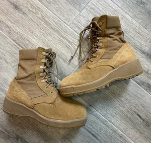 Hot Weather Army Combat Boots Vibram Men's 4.5 Women's 6 Tactical Outdoor USA thumbnail 1