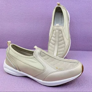 Easy Spirit Espiers Mesh Upper Slip On‎ Sneakers Metallic Beige Gold 7.5 thumbnail 1