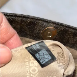 Michael Kors Dark Brown Shoulder Bag with Gold Details thumbnail 10
