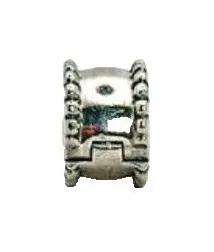 Pandora Silver Beveled Authentic Bead Clip Spacer thumbnail 1