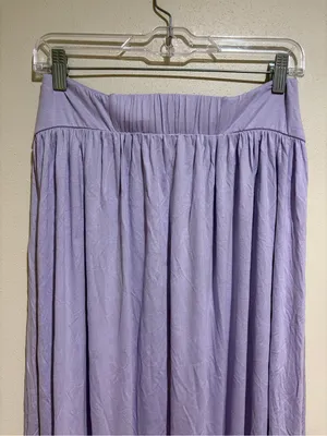 Free People Beach Serenity Midi Maxi Skirt Lilac Lavender Purple Size Medium thumbnail 9