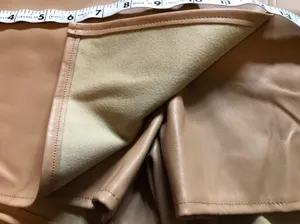 High waist faux leather wrap skort size M thumbnail 8