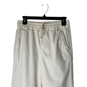 Faherty Arlie Day Pants Women‎ XS Ivory Organic Cotton Linen Drawstring Coastal thumbnail 4