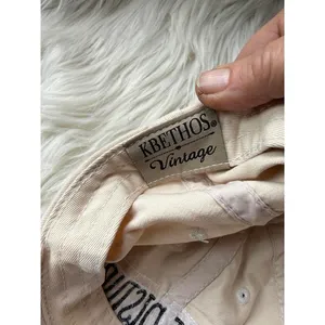 Beige Distressed 'Do Not Disturb' Baseball Cap [COPY] Black thumbnail 7
