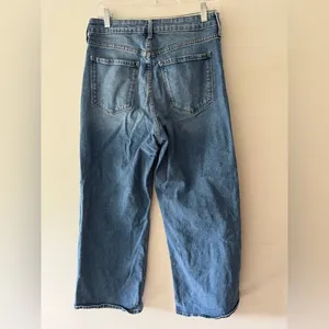 Old Navy Extra High‎ Rise Wide Leg Dark Wash Jeans thumbnail 5