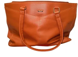 Lovevook Brown Leather Tote‎ Bag Tan thumbnail 1