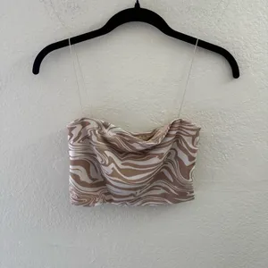 MESHKI Yvonne Crop Top Size S Spring Summer Festival Coachella Vacation thumbnail 2