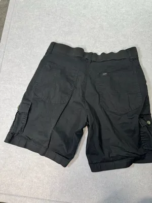 Lee Women's Black Cargo Bermuda Shorts Size 14 thumbnail 2