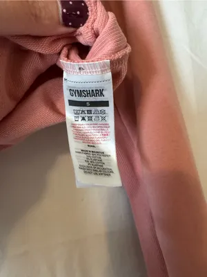 Gymshark Dusty Pink Cropped Long Sleeve Top – Small thumbnail 5