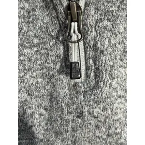 The North Face Women's Gray Hooded Pull Over Sweater Sz M Outdoors Sporty thumbnail 6