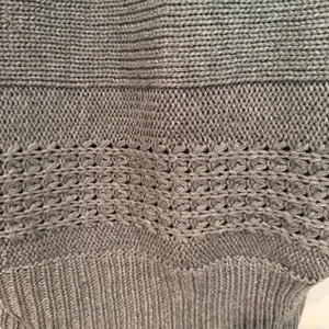 Dex Knit Batwing Sleeve Pullover Sweater Women's‎ Small Gray Boho Hippie Retro thumbnail 4