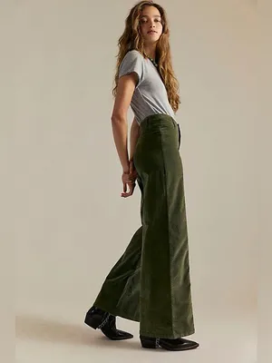 We The Free Libre Cord Wide-Leg Jeans Pants Size 30 thumbnail 2