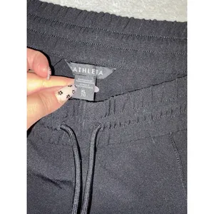Athleta Endeavor High Rise Relaxed Wide Leg Pants Women Size XL Black Drawstring thumbnail 5