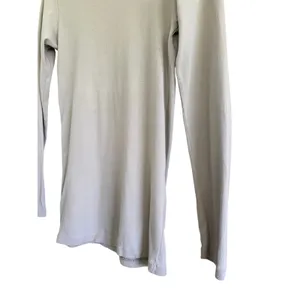 Petit Bateau Crewneck Light Tan Long Sleeve Tee Size XS thumbnail 3