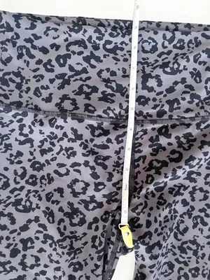 Athleta Leopard Elation Ultra High Rise Tight - Gray Black - Size Small thumbnail 9