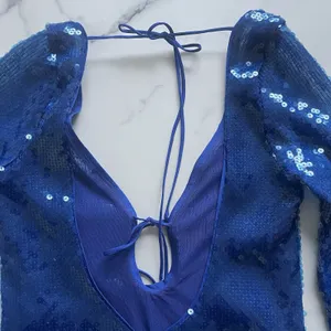 Bardot Verona Sequin dress Cobalt blue Size 6 Gala Event Party Formal thumbnail 9